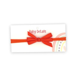Big Bow Headband - Orange